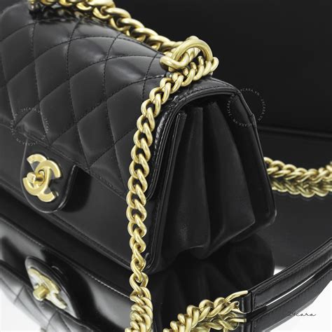 chanel flap bag with top handle purse blog|25cm Chanel flap bag.